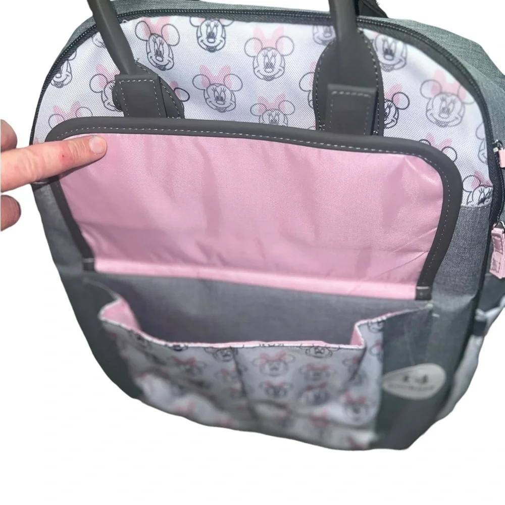 ✅Disney Baby Diaper Bag, Minnie Mouse Double Handle Backpack